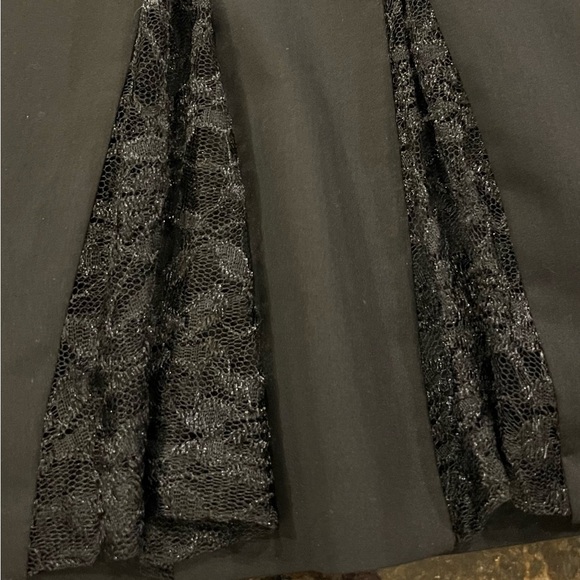 Apostrophe Essentials Black Skirt with Lace Insets - Picture 9 of 15